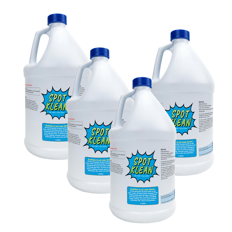 4 - 1 GALLON CASE SPOT KLEAN