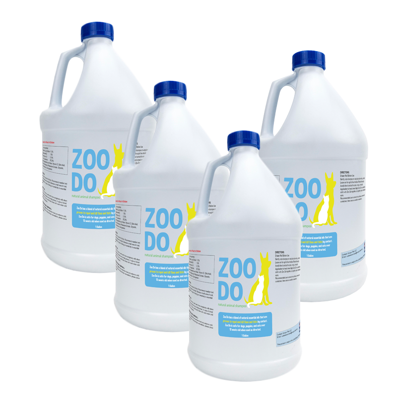 4 - 1 GALLON CASE ZOO DO