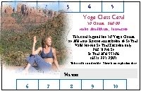 Yoga Class Card