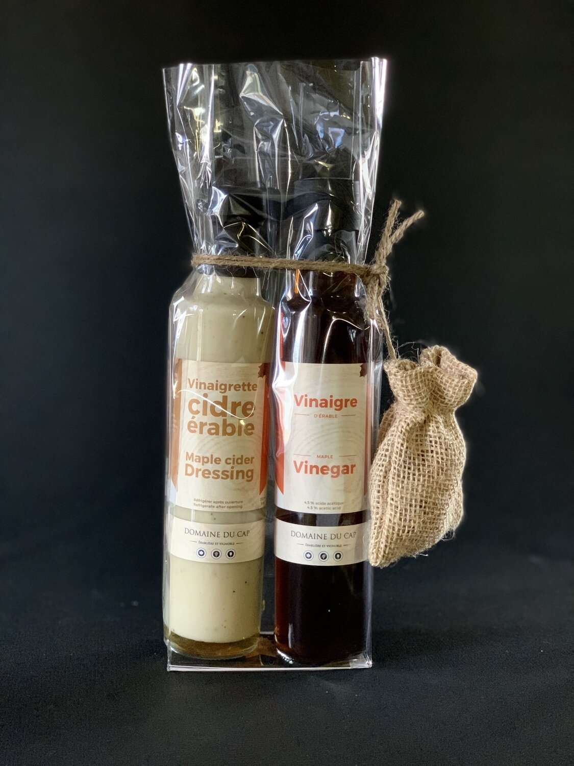 Emballage cadeau - Duo de vinaigrettes à l'érable