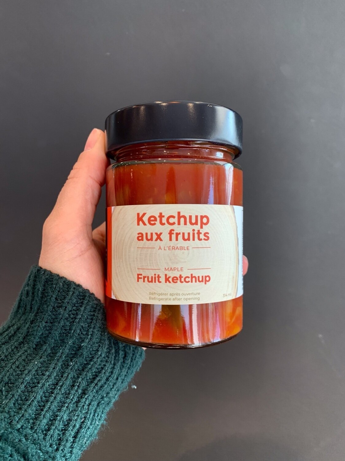 Ketchup aux fruits à l'érable