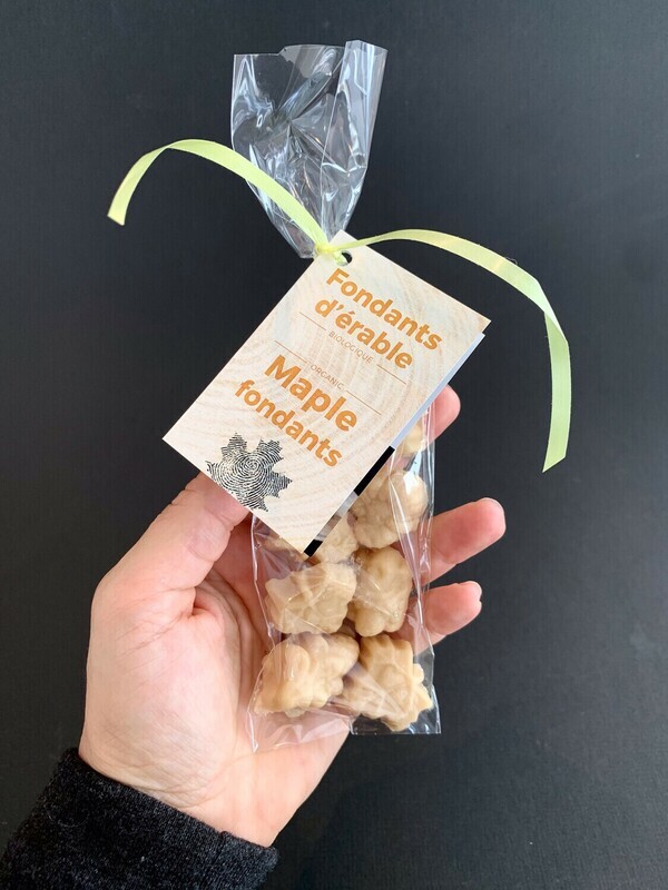 Fondants d'érable biologique (boite de 9)