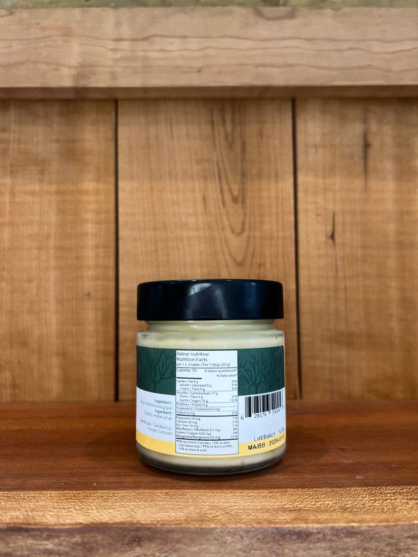 Beurre d'érable biologique 290g pot en verre