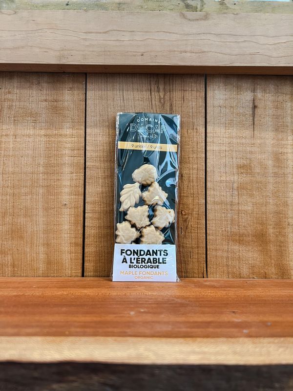 Fondants d'érable biologique (sac de 9)