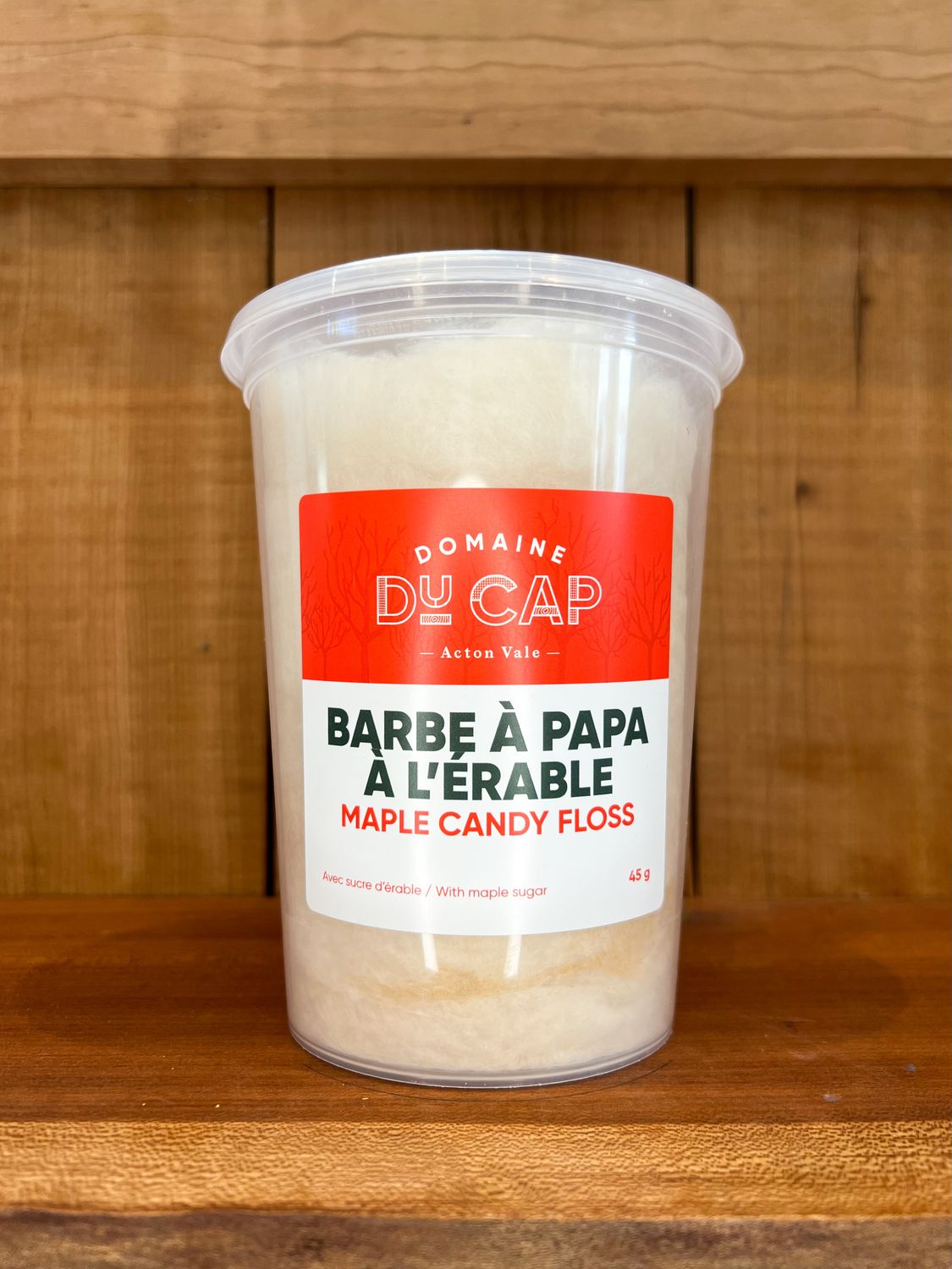 Barbe à papa à l'érable