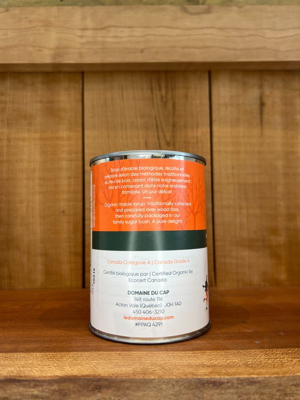 Sirop d'érable biologique - canne 540ml