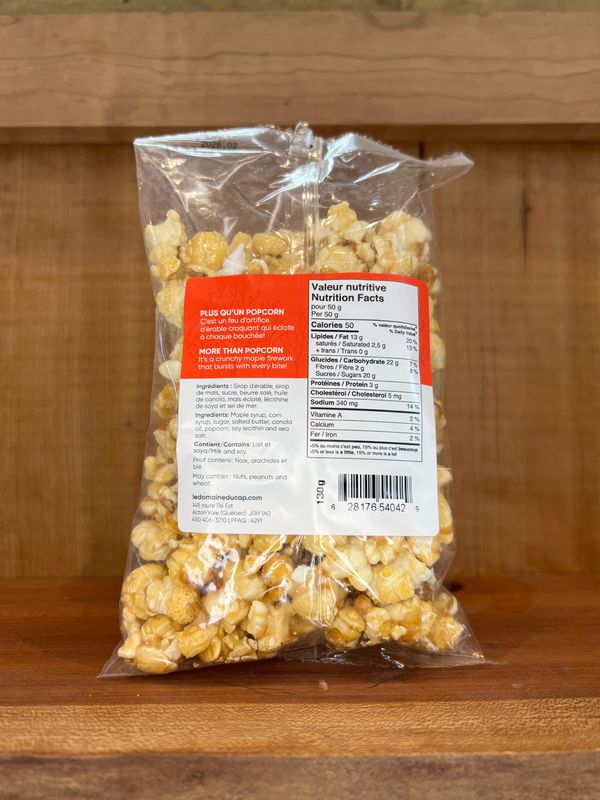Popcorn à l'érable 130gr
