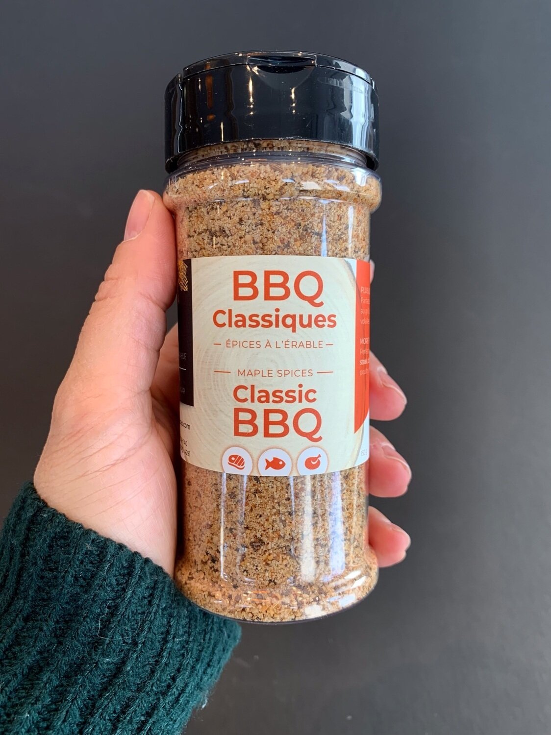 Épices à l'érable BBQ Classiques - 150g Épices à l'érable BBQ Classiques - 150g