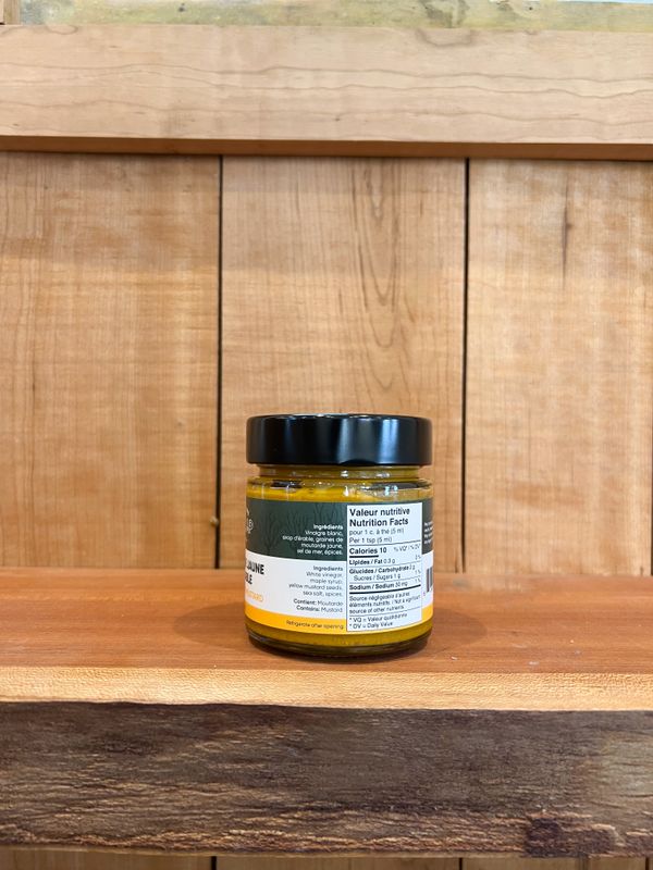 Moutarde jaune à l'érable