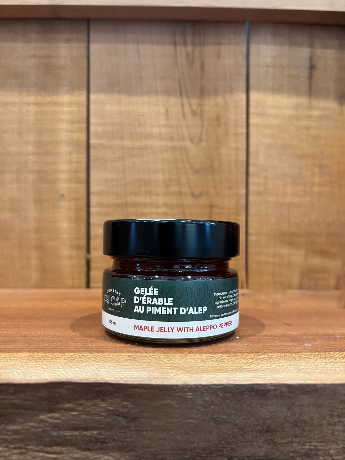 Gelée d'érable au piment d'alep 106ml