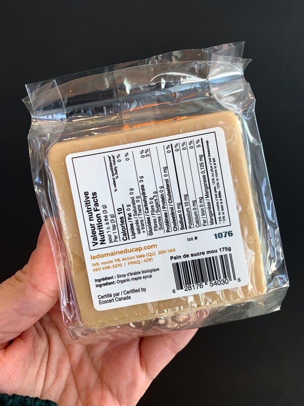 Pain de sucre mou biologique 175g