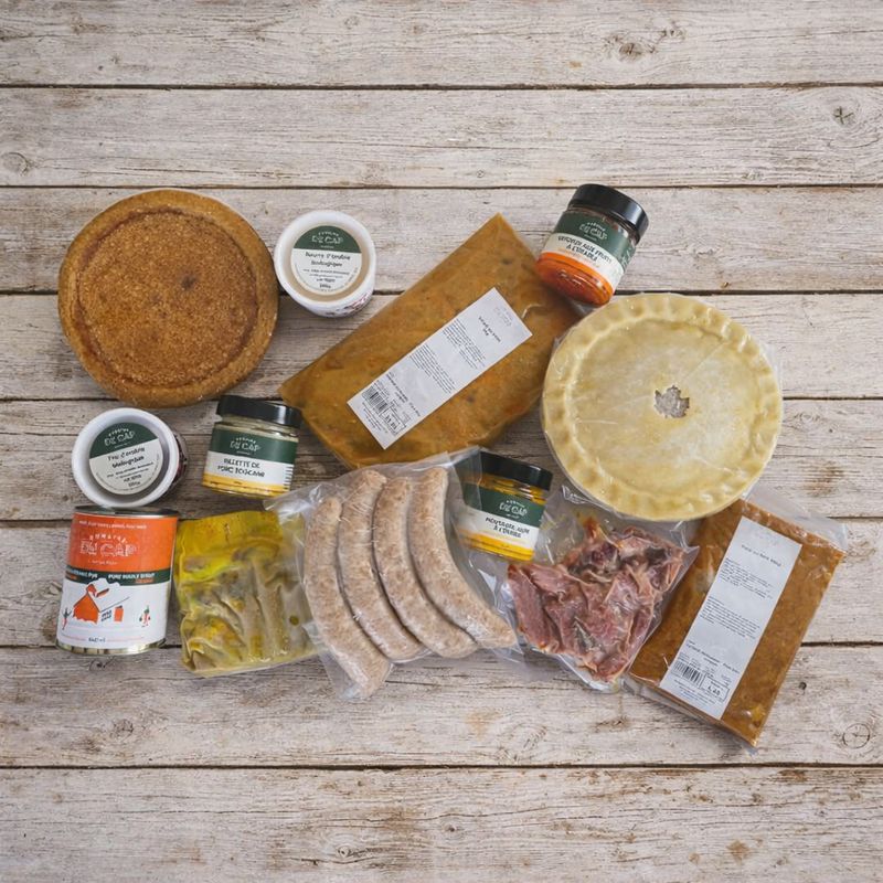 Boîte repas de cabane à sucre pour 4 personnes