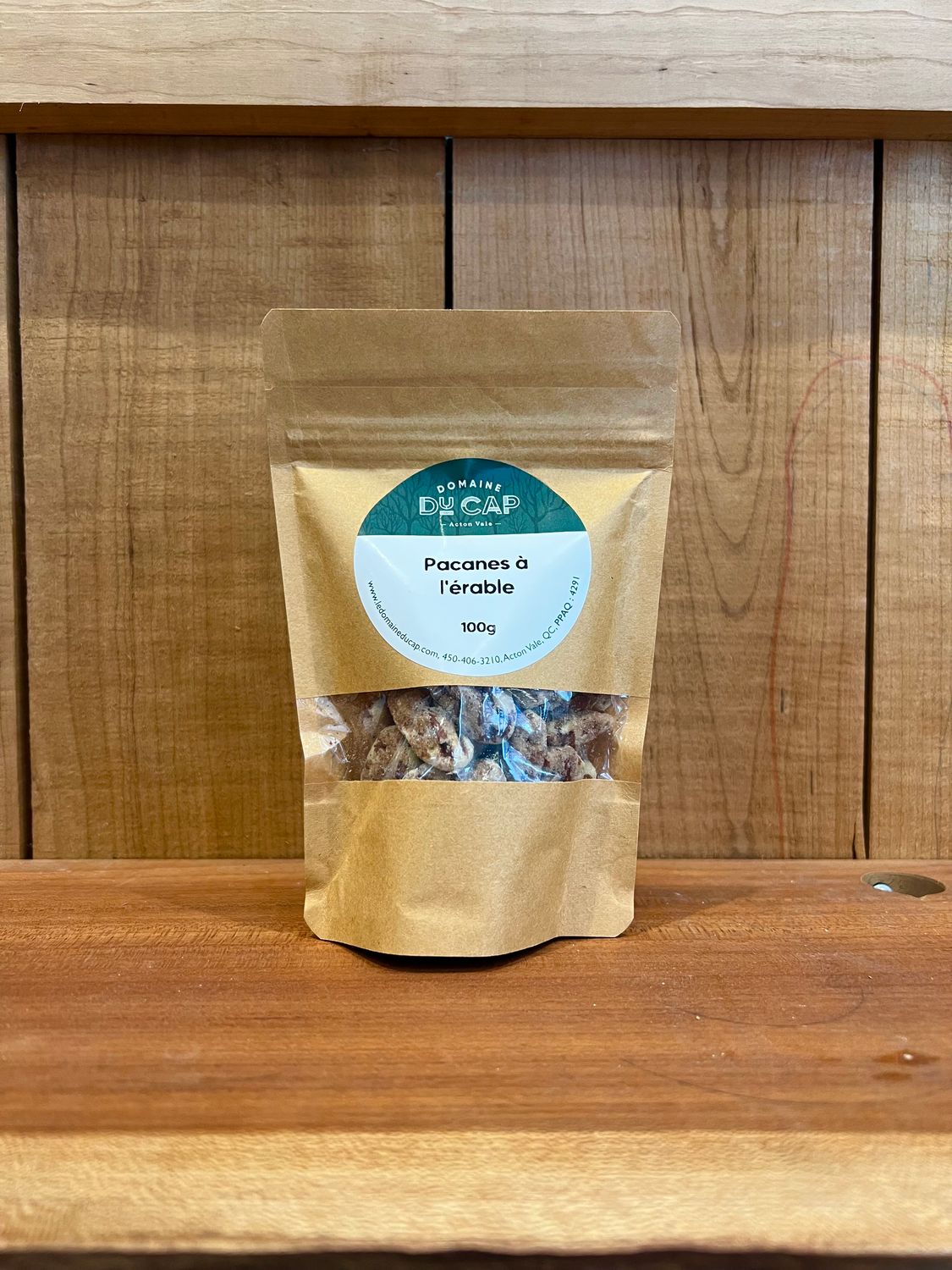 Pacanes à l'érable 100g