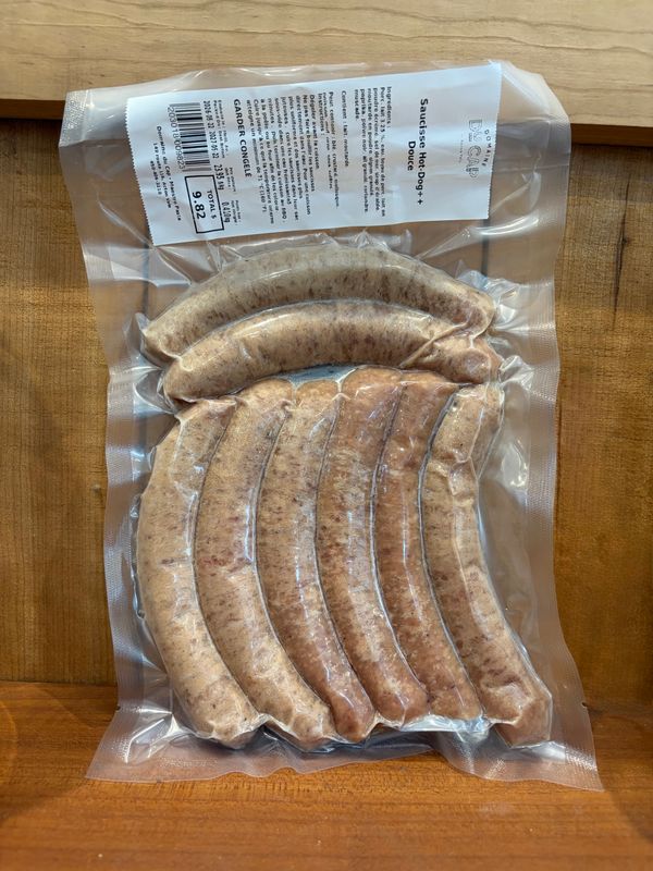 Saucisse Hotdog ++ douce