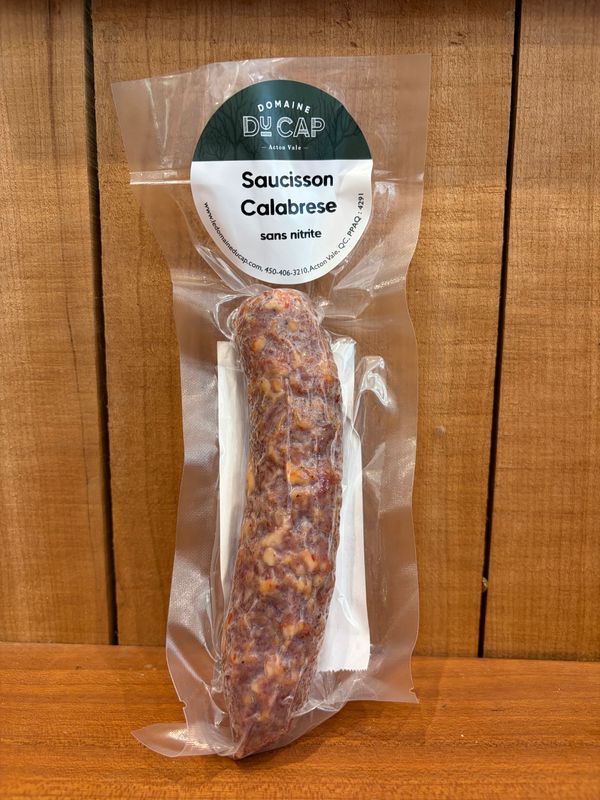 Saucisson Calabrese (sans nitrite)