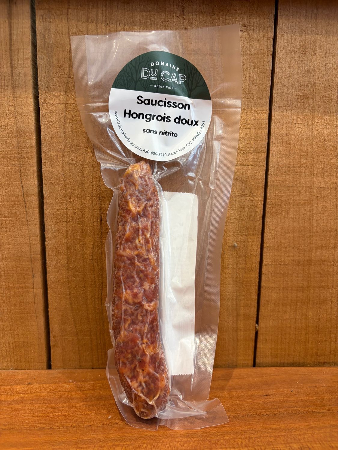 Saucisson Hongrois doux (sans nitrite)