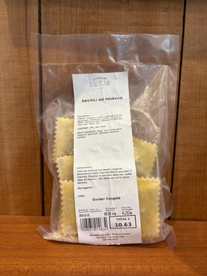 Ravioli au poireau