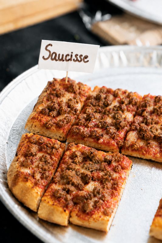 Pizza Saucisse Pizza Saucisse