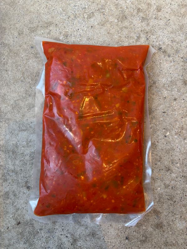 Sauce Arrabiata forte 460g - congelé Sauce Arrabiata forte 460g - congelé
