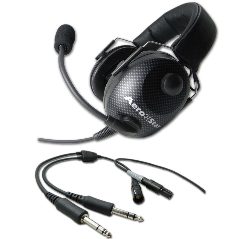 Piloten Headset AeroStar -sport- mit Lemo-Stecker+ Twin-Plug