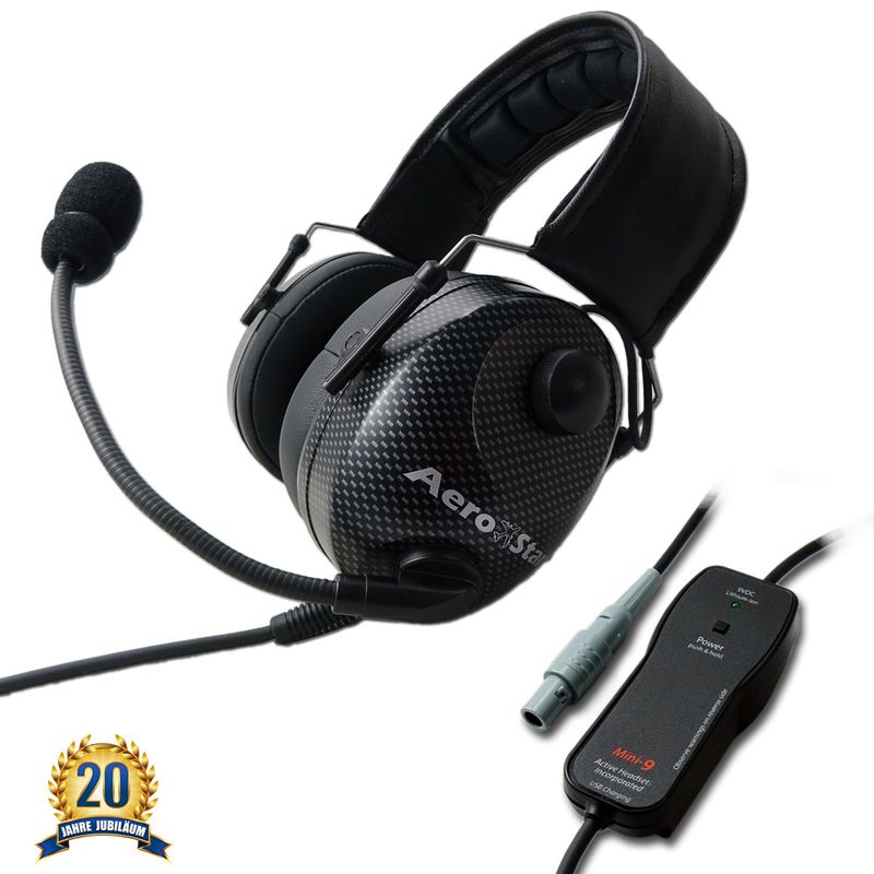 Aero-Star ANR- Headset 2.0 mit Lemo Stecker - NEU-