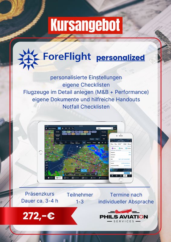 ForeFlight personalized ForeFlight personalized