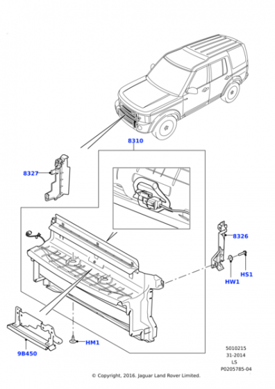 LAND ROVER DEFLECTOR - AIR
