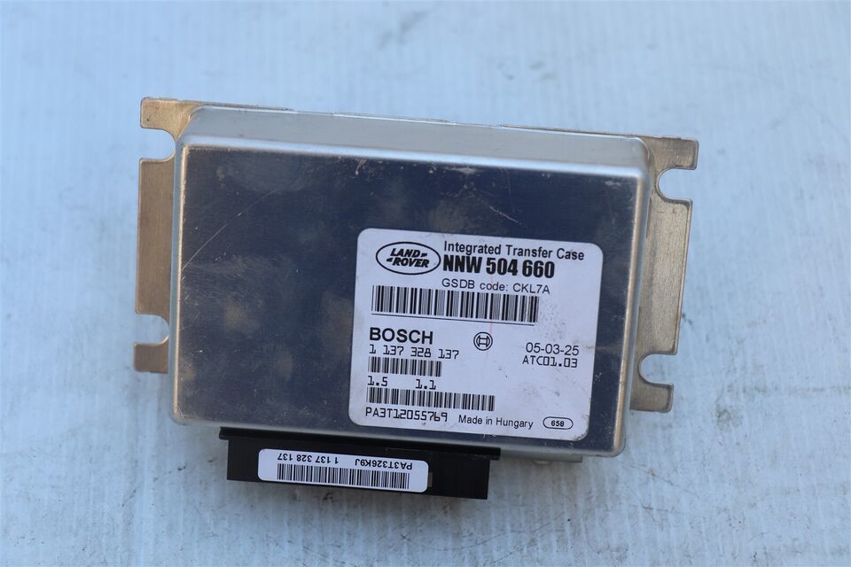 Land Range Rover Transfer Case Control Module Computer NNW504660