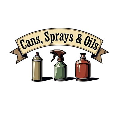 Cans Sprays & Oils
