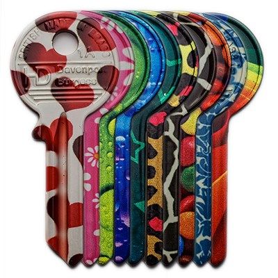 Coloured and Funky Key collection Coloured and Funky Key collection