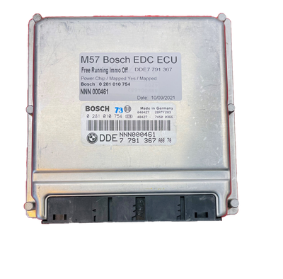 DDE 7 790 367 M57 Engine ECU Immo, EGR Off and Mapped