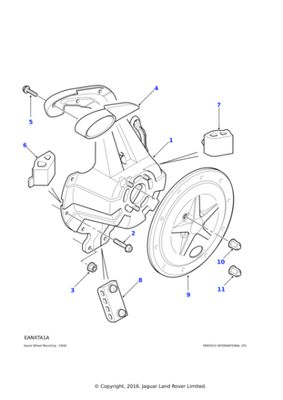 ANR3977 - Land Rover Cover-Spare Wheel