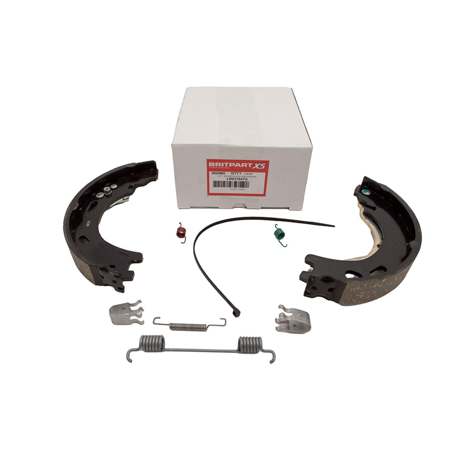 LR031947G - OEM Hand Brake Shoes Kit (2 Shoes Only) LR031947G - OEM Hand Brake Shoes Kit (2 Shoes Only)
