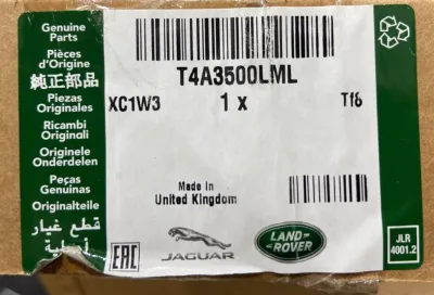 Genuine Jaguar F-Pace 2016+ LH Front Door Side Moulding In Primer - T4A3500LML