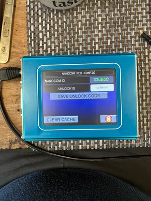 Nanocom unlocked to RRS 2010 to 2014