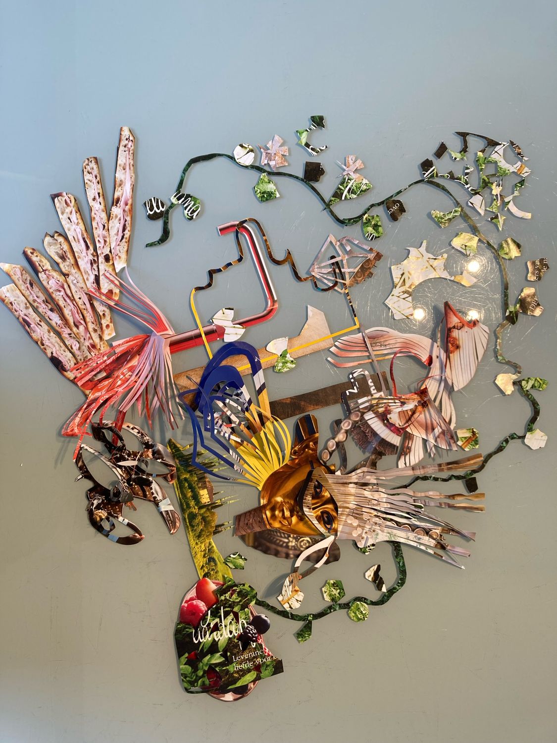 Farao’s Garden – Floral Mixed-Media Art