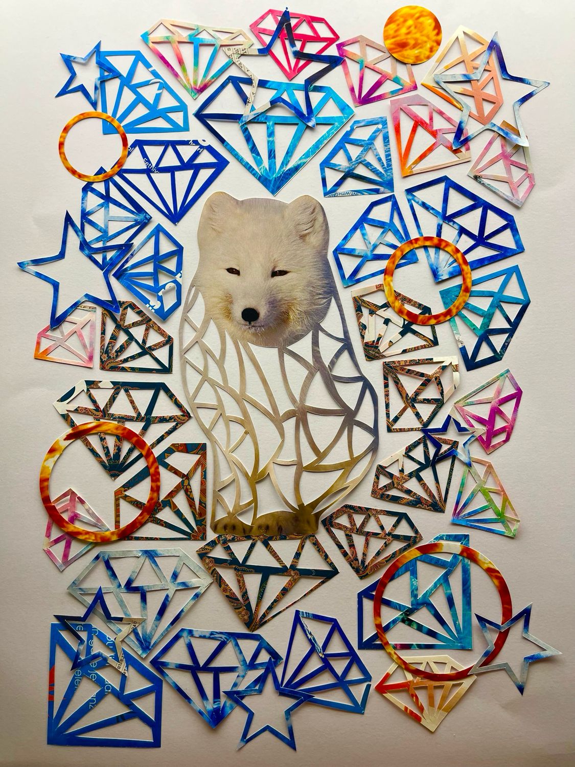 Diamond Snow Fox