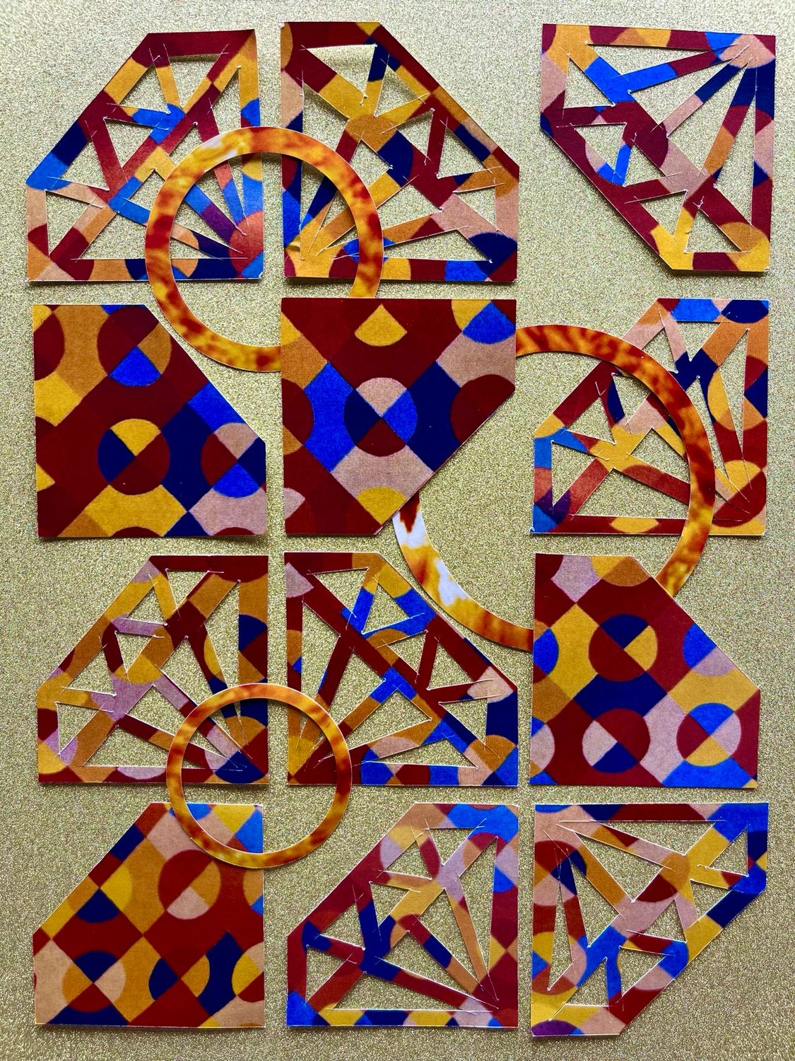 Diamond Abstract Platina