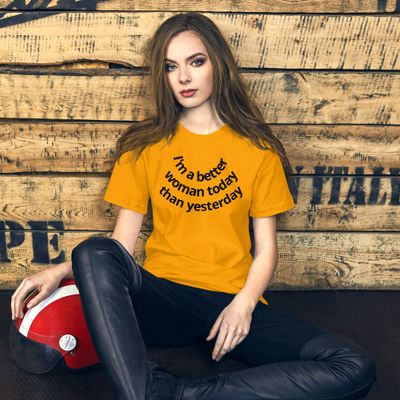 Gold Women T-Shirts Inspirational T-Shirts