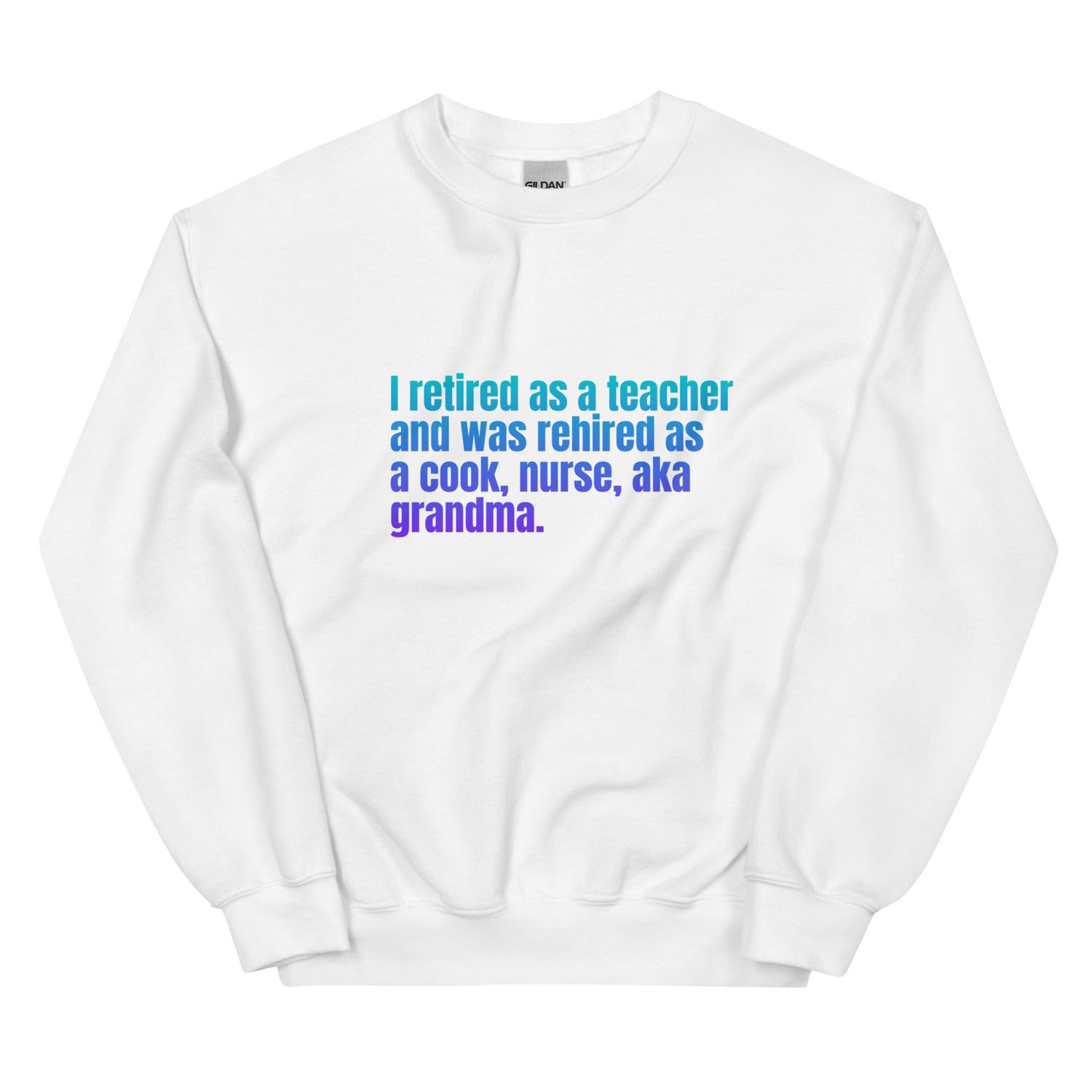 Women's White Sweatshirt