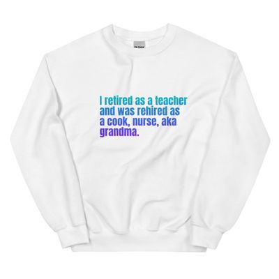 Women's White Sweatshirt