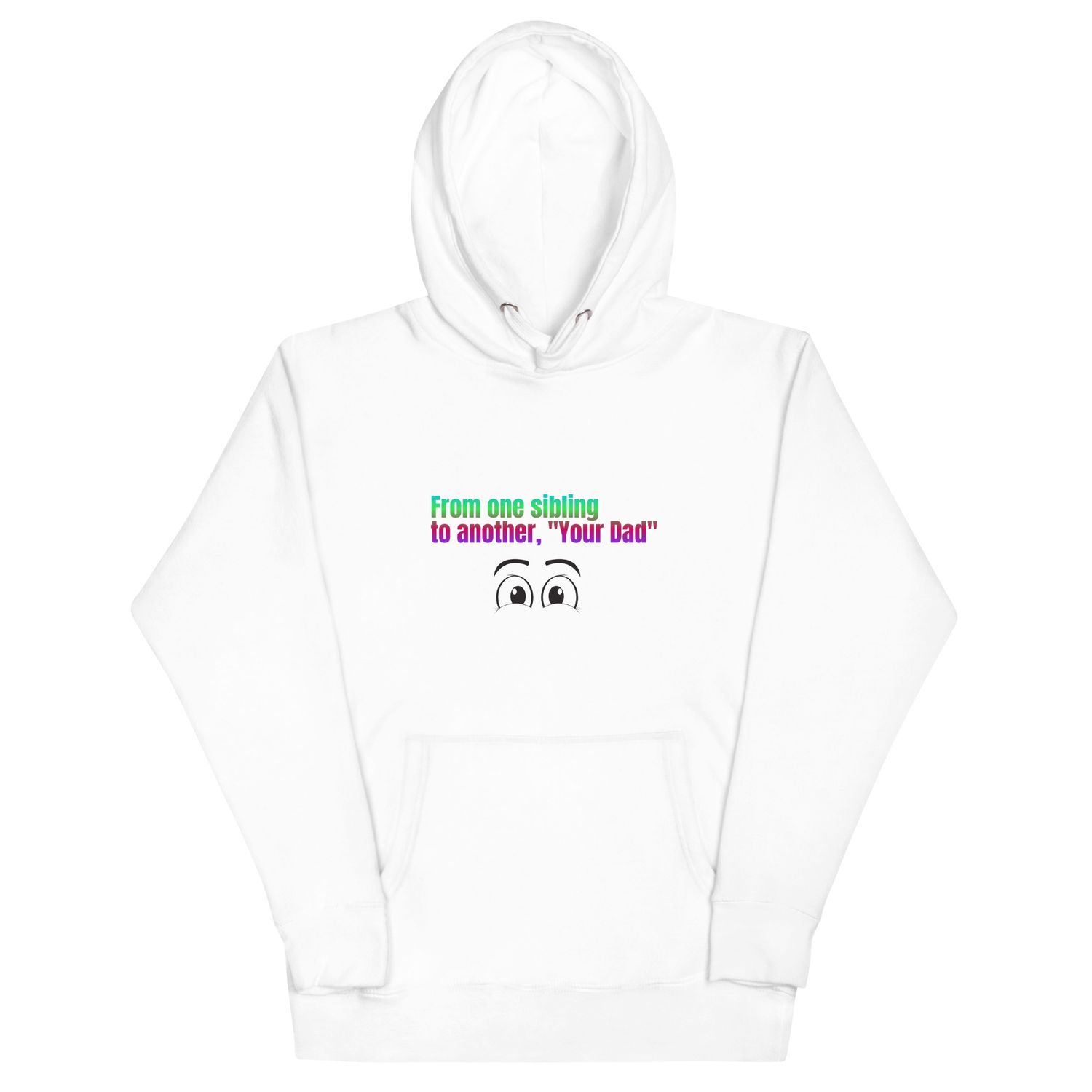 White Hoodie From One Sibling To Another