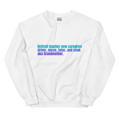 Women's White Sweatshirt