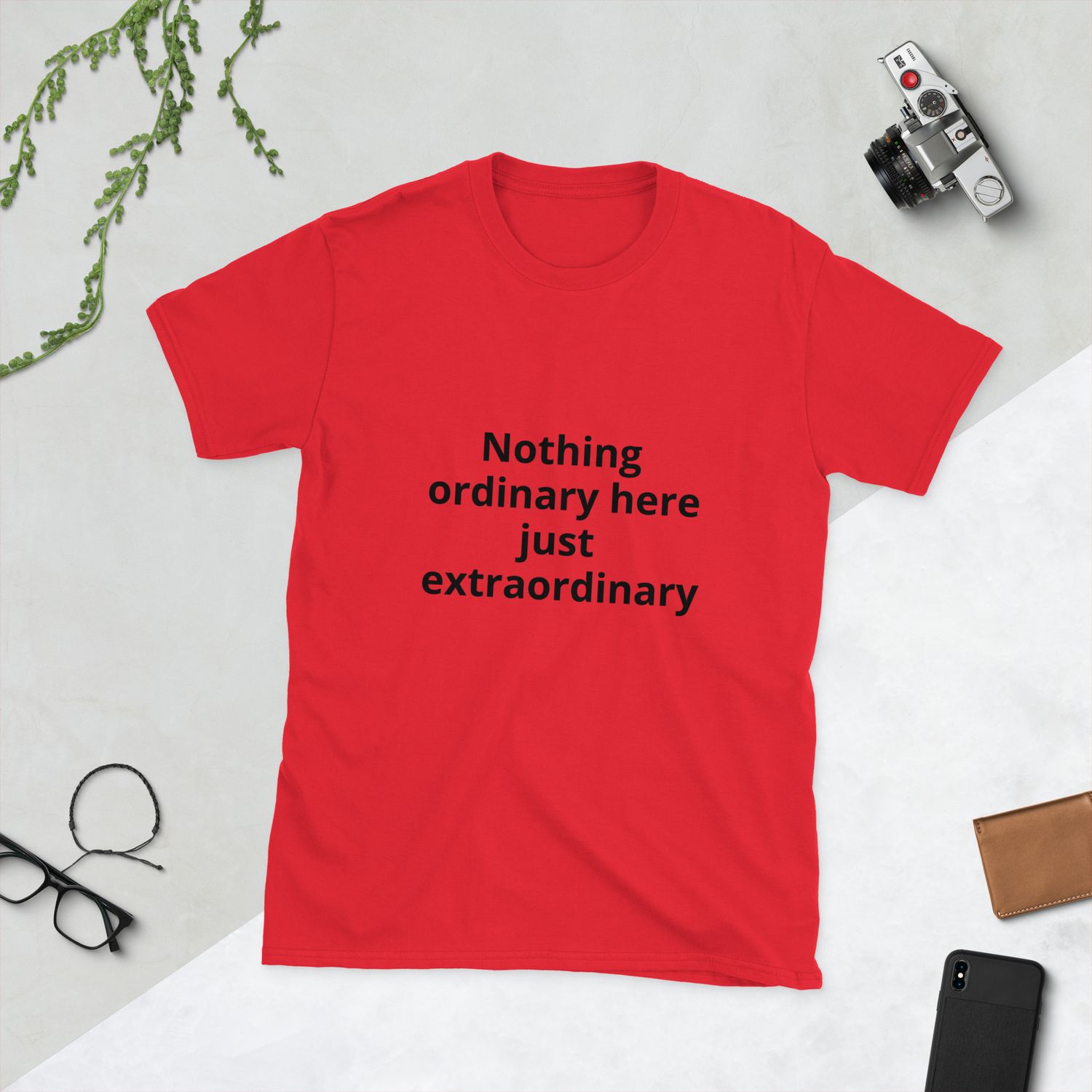 Red Short-Sleeve T-Shirt
