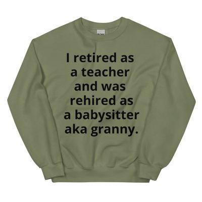 Women's Military Green Sweatshirt