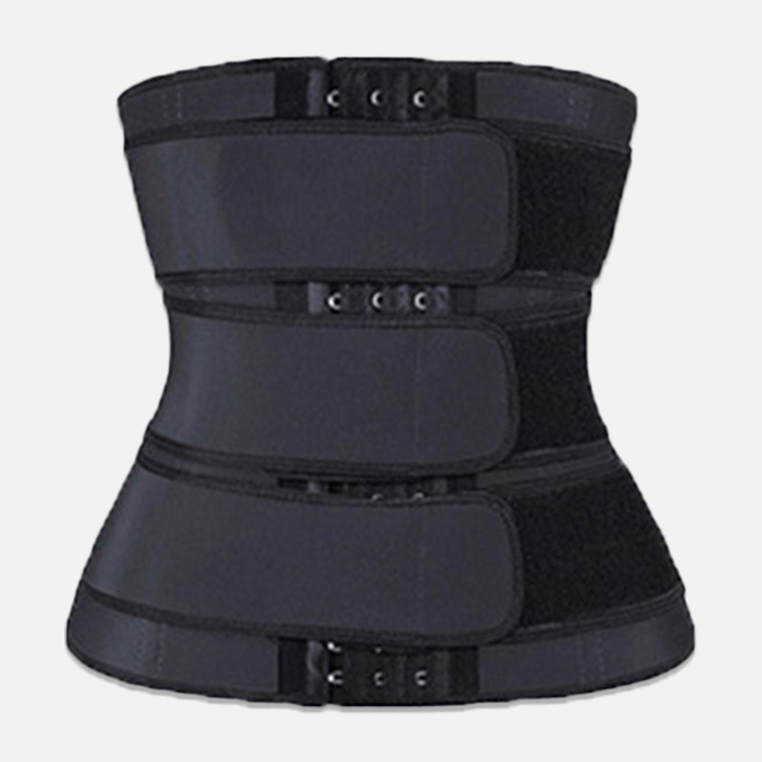 Black Three Belt Waist Trainer