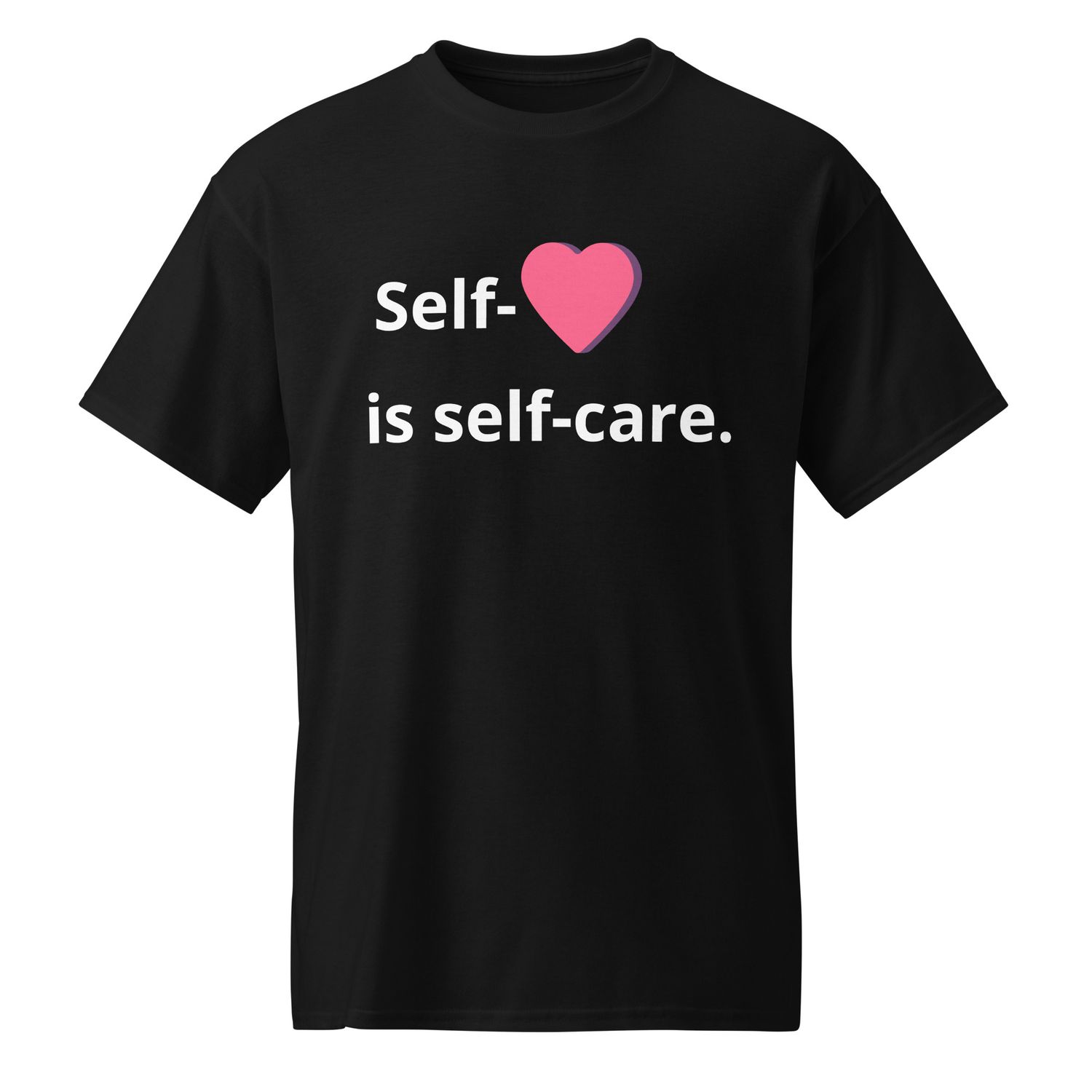 Unisex Black Self-love  T-Shirt