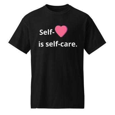 Unisex Black Self-love  T-Shirt