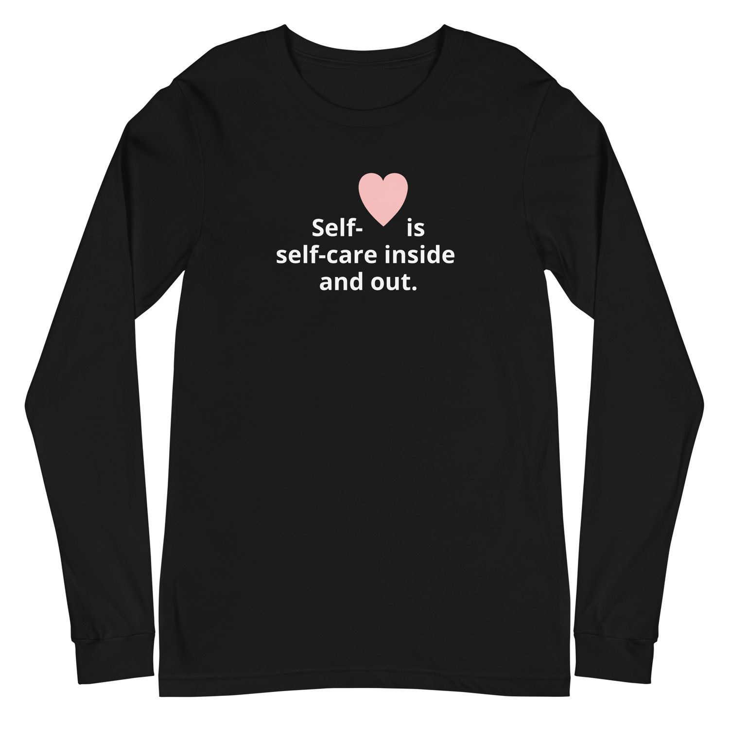 Black Unisex Self-love T-Shirt