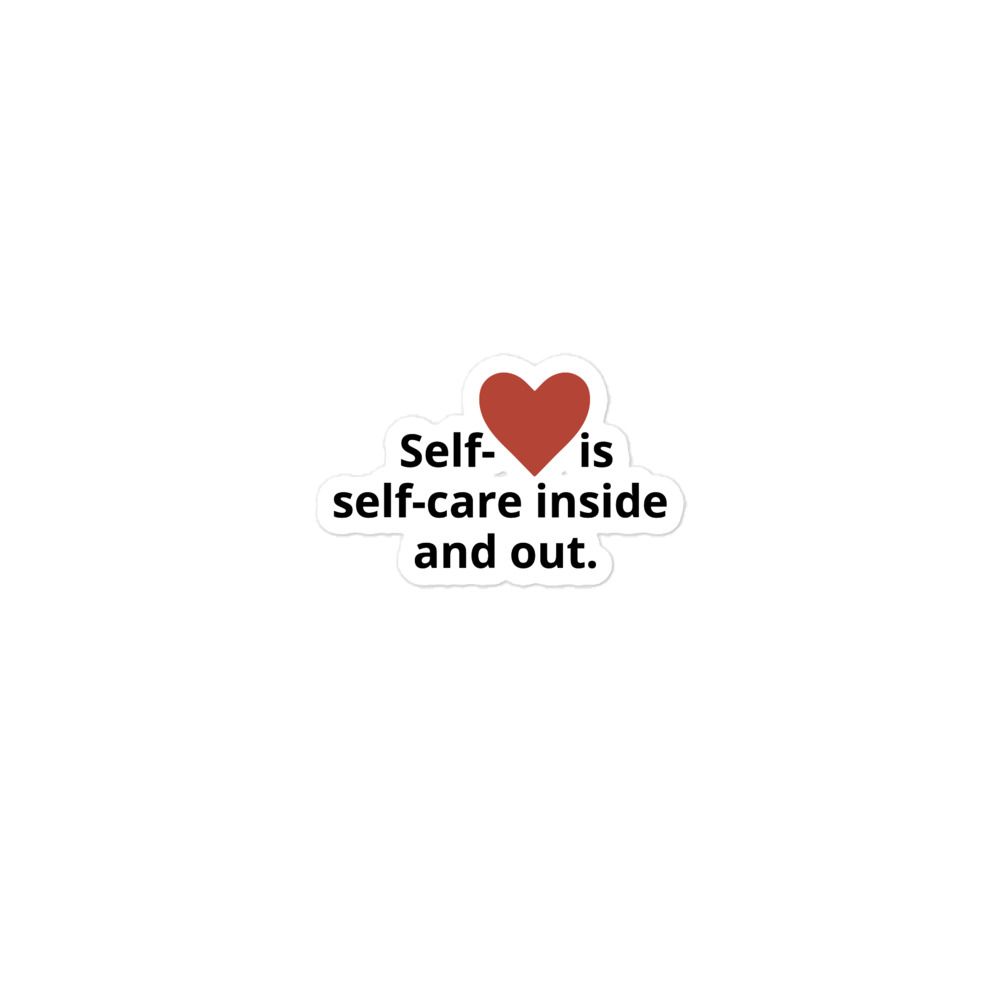 Self-Love Bubble-free stickers